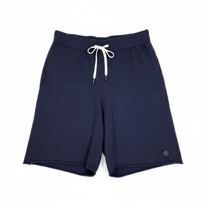 G/FORE Knit Shorts Wool Blend Drawstring Elastic Waist Relaxed Fit Navy Size M